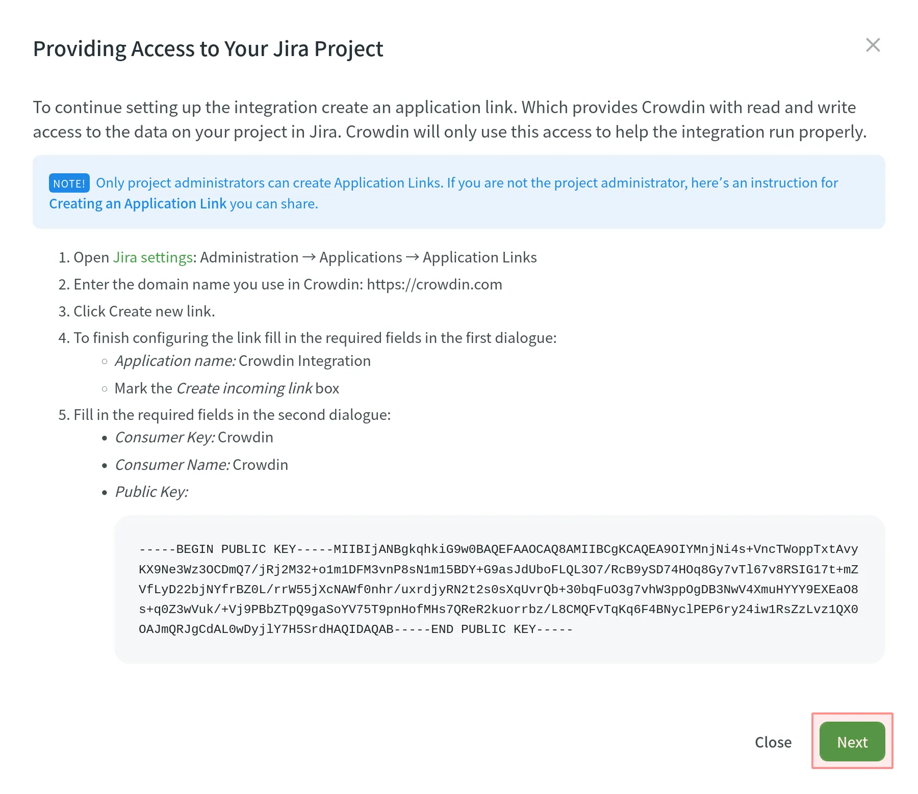 Providing Access to Your Jira Project